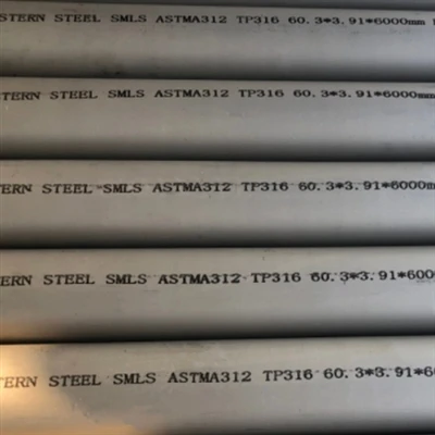 Rustfrit stål sømløst rør ASTM A213/SA213, ASTM A312/SA312, ASTM A789 TP316